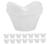 BESTYASH 200 pièces Lotus Baking Cups Greaseproof Paper Cupcake Liners For Muffins Desserts Parties Standard Wrappers For Baking