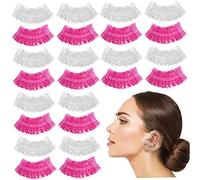BESTYASH 200 Pièces Oreilles de pour la Couvercles d'oreille adultes protège-oreilles pour capillaire Couverture d'oreille pour le salon de coiffure