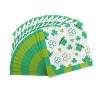 BESTYASH 20pcs Statrick's Day Party Party Napkins Shamrock Beverage Paper Rapkins Hand Rapkin for Irish Thème Fournitures De Fête Décorations De