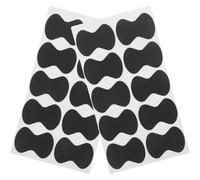 BESTYASH 20pièces Autocollants Antidérapants Eva pour Médiators Guitare Poignées Adhésives Pratiques pour Guitare Acoustique ou Électrique Lot Noir pour Musiciens