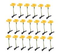 BESTYASH 20pièces Épingles à Cheveux Tournesol Pour Filles Lot De Barrettes à Cheveux Accessoires De Coiffure De Fête Fleur Dessin