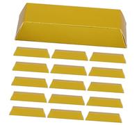 BESTYASH 24 Pièces Boîtes Or Imitation Barres Pliables Papier Boîtes à Bonbons pour Anniversaire Fêtes Pirates et de Mariage