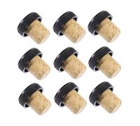 BESTYASH 24 pièces Lot de Bouchons de Vin Type Bouchons Liège pour Conserver la Fraîcheur et des Bouteilles de Vin Rouge