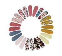 BESTYASH 24pièces Lot De Barrettes Tissu Pour Cheveux Épingle Décorative Pour Filles Et Garçon Fille Coiffure Élégante