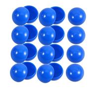 BESTYASH 25 pièces Boules de Loterie Plastique Bleu Ouvertes pour Tirage Au Sort Jeux de Fête Balles Pong Tennis de Table Accessoires de Jeu