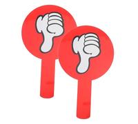 BESTYASH 2pcs Pagaies à Pouce Levé et Pouce Baissé Double Face en Plastique Léger et Imperméable pour Enseignants et Étudiants en Classe