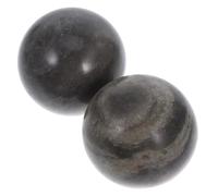 BESTYASH 2pièces Balles De Baoding Jade De Sphères Polies Pour Massages Renforcement Musculaire Et Dextérité Avec Boîte Outil De Fitness Feng Shui