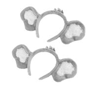 BESTYASH 2pièces Bandeau Animaux Avec Oreilles De Koala Accessoire De Costume Amusant Pour Garçon Fille Et Adultes Pour Halloween Et Fêtes Cosplay