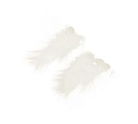 BESTYASH 2pièces Barbe Blanche Longue Santa Claus Accessoires De Costume De Noël Barbe Factice Pour Cosplay Festif