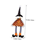 BESTYASH 2pièces Bouchon de Bouteille de Vin Halloween Forme de Chapeau de Sorcière Manchon de Bouteille pour Décorations de Table de Fête