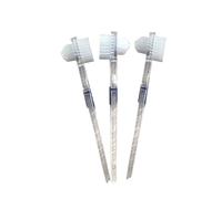 BESTYASH 2pièces Brosse De Nettoyage Pour Prothèses Dentaires Lot De Brosses Transparentes Brosses à Dents Double Face Pour Fausses Dents