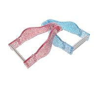 BESTYASH 2pièces Épilateur Facial à Ressort Outil De Dépilation Manuel Pour Élimination Poils Visage Couleur Rouge Et Bleu Pour Supérieures Menton Joues Et Cou
