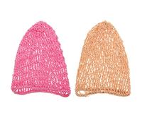 BESTYASH 2pièces Filets à Cheveux Crochés Pour Bonnet De Hair Care Couverture De Salon à