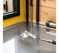 BESTYASH 2pièces Kit de Charnières pour Porte de Réfrigérateur Charnière de Rechange Réglable Métal pour Congélateur Réfrigérateur Four à Droite