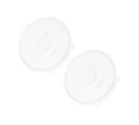 BESTYASH 2pièces Moules à Masque Plastique Rigide Pour Assiette De Masque Visage Accessoires De Soins De Peau à Base Algues Outils De Maquillage à