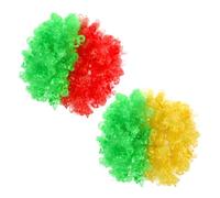 BESTYASH 2pièces Perruque De Clown Amusante Postiche De Clown Pour Déguisement De Carnaval Accessoires De Costume Halloween Perruques Cosplay Hilarantes