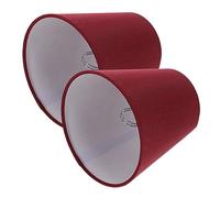 BESTYASH 2pièces Petit Abat-jour à Pince Tissu Et Lot Pour Lampadaire Suspendre Protection Ampoule Adapté Bureau Et Chambre à Coucher