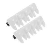 BESTYASH 2pièces Pince à Cheveux De Fée Halloween Dents Miniatures Ensemble De Kit Diy Accessoires Coiffure Fête