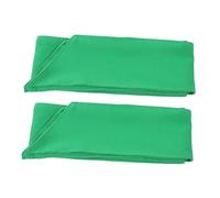 BESTYASH 2pièces Tie Bandanas Tissu Pour Sport Absorbant La Transpiration Pour Tennis Yoga Course Et Entraînement Unisexe Couleur Verte