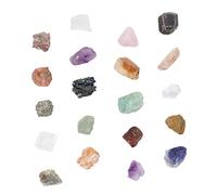 BESTYASH 3 Boîtes Coffret de Chakra Agate Colorées pour Yoga Décoration Intérieure