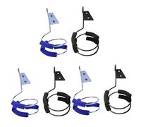 BESTYASH 3 Ensembles Support De Sèche-cheveux Sechoir Cheveux Etagere Metallique Étagère De Rangement Rouleau Cheveux Sèche Cheveux Acier Inoxydable 2 Pièces * 3