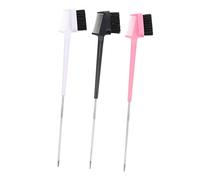 BESTYASH 3 Pièces Brosse à Sourcils et Cils Double Tête de Outils Mélangées pour Parfait Yeux Façonnage Naturel Sourcils