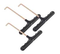 BESTYASH 3 pièces Crochet Tendeur de Lacets Chaussures Portable Durable pour Escalade Hockey et Patinage