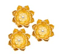 BESTYASH 3 Pièces Lotus Porte Bâtons Dencens avec Récupérateur Support pour Bâtons et Résines Décor Spirituel Intérieur et Extérieur