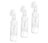 BESTYASH 3 Pièces Tête De Brosse à Bouteille En Mousse Soin Du Visage Lavage Mousse Nettoyante En Forme De Bulle Distributeur Transparent L'animal De Compagnie