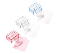 BESTYASH 3 pièces Transparents pour Manucure Français Outils DIY Nail Art Durables et Pratiques Matériel Estampage Ongles pour Création Motifs Uniques à Domicile