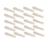 BESTYASH 30 pièces Protège-mèche de Bougie Plastique Blanc Manchon Anti-goutte pour Lustres Protection la Chaleur Installation Rapide pour Décoration Romantique à et Hôtellerie