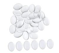 BESTYASH 30 Pièces Transparent Glass Nail Color Display Beads For Salon Professional Nail Art Practice And Manicure Storage