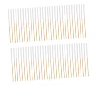 BESTYASH 300 Pièces Écouvrant en coton à poteau en bambou Se maquiller cotons-tiges ménagers cotons-tiges portables des cotons-tiges pratiques écouvillons de suivi Manche en bambou