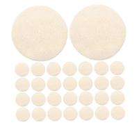 BESTYASH 30pièces Éponge Exfoliante Naturelle Luffa Pour Visage Corps Lot De Éponges Couleur Beige Pour Nettoyage Profondeur