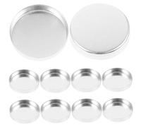 BESTYASH 30pièces Pans Rondes Pour Fards à Paupières Contenants Métalliques Réutilisables Pour Maquillage Petits Pans Pour Et Échantillons De Cosmétiques