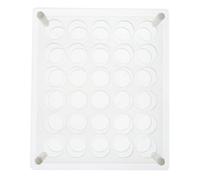 BESTYASH 30trous Organisateur Acrylique Transparent Support Cosmétiques Slots Pour Tube De Maquillage Gloss à Et Flacons De Parfum De Rangement Et Pratique