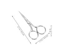 BESTYASH 3pièces Ciseaux De Sourcils Acier Inoxydable Tondeuse Visage Précise Ciseaux Manucure Compacts Multifonctions Pour Femmes Et Hommes