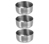 BESTYASH 3pièces Couvercles de Rechange pour Shaker à Cocktails Bouchons Acier Inoxydable pour Shaker à Thé Lait et Bouteilles