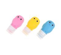 BESTYASH 3pièces Flacons de Lotion Multi-usages Lot de Distributeurs Souples pour Shampoing et Lotion Contenants Vides de Transport