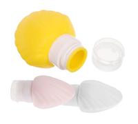 BESTYASH 3pièces Flacons de Shampoing Vides de Voyage Silicone Format Voyage Flacons Souples pour Lotion et Shampoing