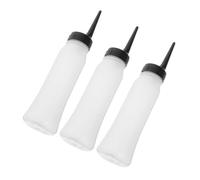 BESTYASH 3pièces Lot de Flacons à Bec Verseur Vides pour Application Huiles Capillaires et Teintures de Cheveux