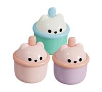 BESTYASH 3pièces Mousseur De Nettoyage Pour Visage Ours Dispositif De Fabrication De Bulles De Mousse De Pour Peau Outil Portable Pour Nettoyage Doux Et