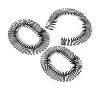 BESTYASH 3pièces Peigne De Coiffure Flexible Plastique Avec Élastique Lot De Bandeaux Accessoires De Coiffure Pratiques Pour Contrôler Cheveux Et Une Soignée