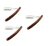 BESTYASH 3pièces Rasoir Droit Acier Pour Rasoir Manuel Pliant Vintage Pour Coupe-choux Pratique Sans Lame Pour Salon De Coiffure Et Usage Personnel