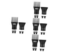 BESTYASH 4 Ensembles Accessoires De Sèche-cheveux Brosse à Détangler Sèche-cheveux Bouclés Buse De Sèche-cheveux Sèche-linge Diffuseur Astuce Sèche-cheveux Nylon Black