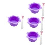 BESTYASH 4 Ensembles bol de masque la cire masque de modelage soin du visage cire chaude pour le visage fondre bol de mélange de masque bols de masque facial Gel de silice