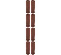 BESTYASH 4 Ensembles Couvercle De Poignée De Béquille Brèches Mains Mousse Marche Envelopper Poignée De Béquille De Remplacement Coussinets De Poignée De Béquille Éponge Brun 2 Pièces * 4