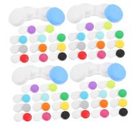 BESTYASH 4 Ensembles Étui À Lentilles De Organisateur De L'objectif De Contacts Casse De L'organisateur Œil Porte-Lunettes De Maquillage Case D'objectif De Voyage 12 Pièces * 4