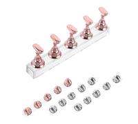 BESTYASH 4 Ensembles Nail Practice Holder Magnetic Acrylic Nail Display Stand Japanese Inspired Manicure Tool For Beginners Salon Use