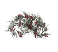 BESTYASH 4 Pièces Anneaux de Bougie de Noël avec Baies Rouges et Pin Floconné Décoratives pour Bougies et Bougies Chauffe-Plat Centre de Table Festif pour Mariage et Repas de Noël
